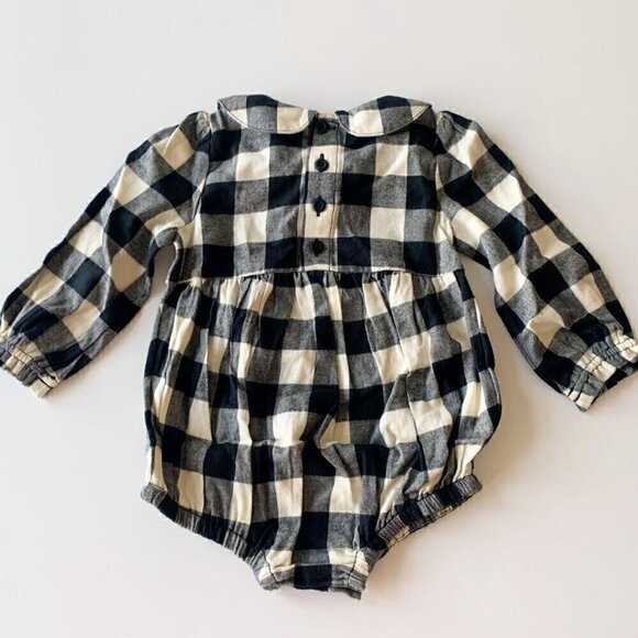 Hanna Andersson Baby Girl Woven Bubble Romper 18-24 Months - Picture 4 of 9